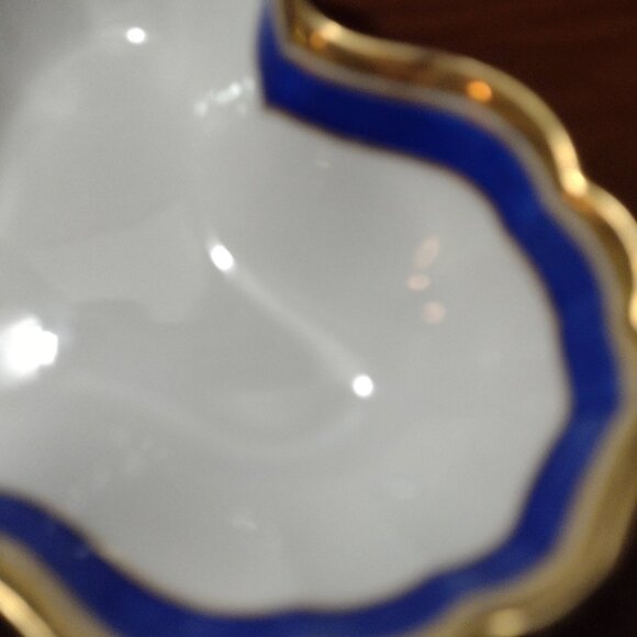 KPM Berlin 1850-1870 Schale Tri-Lobed Nut Dish, Elegant and simple design - Picture 3 of 7